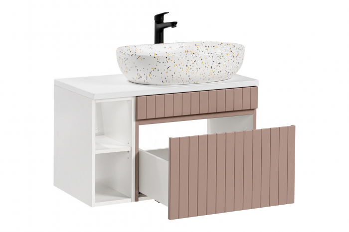 MASCA + BLAT + LAVOAR APLICAT ICONIC ROSE 80 CM MDF RIFLAT [3]