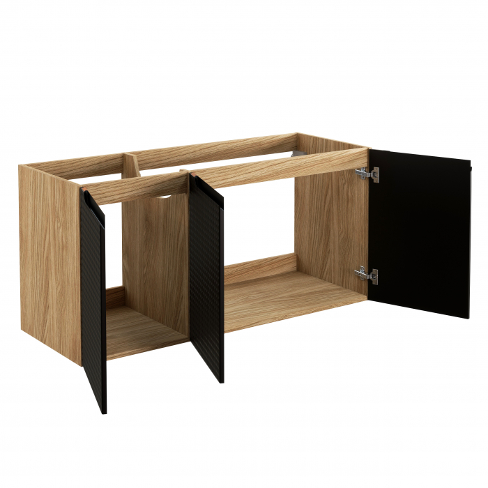 Masca lavoar baie 120 cm LUXOR BLACK, 3 usi, 82-120-3D COMAD [3]