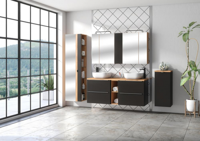 Masca lavoar baie 2S 57 x 60 x 46 cm, finisaj CAPRI COSMOS 820, COMAD [6]