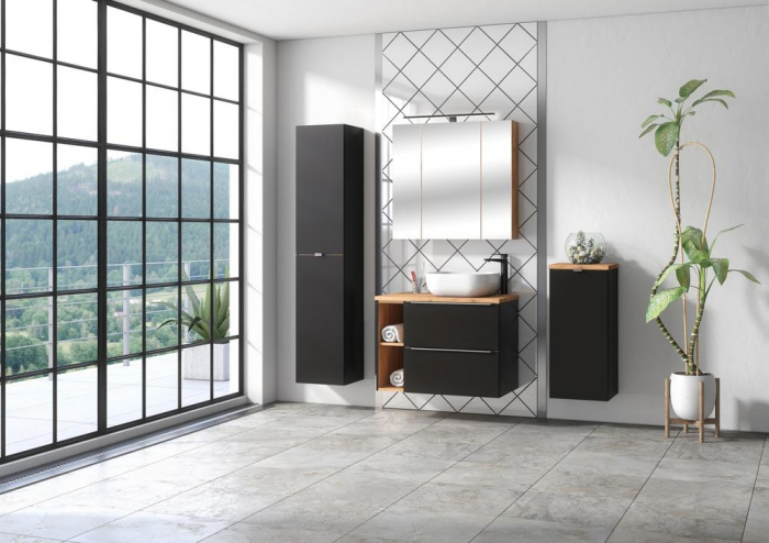 Masca lavoar baie 80 cm 2 sertare, 57 x 80 x 46 cm, Capri Cosmos 821, COMAD [3]