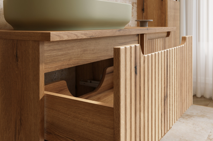 Masca lavoar 50cm 2 sertare Nova Coast Evoke Stejar Coast Evoke NOVA COAST EVOKE 82-50-40-2S COMAD [6]