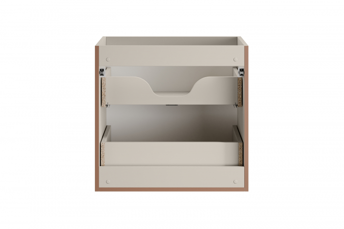 Masca lavoar baie 60 cm, finisaj BELLA CASHMERE, 2 sertare, 82-60-46-2S, COMAD [4]