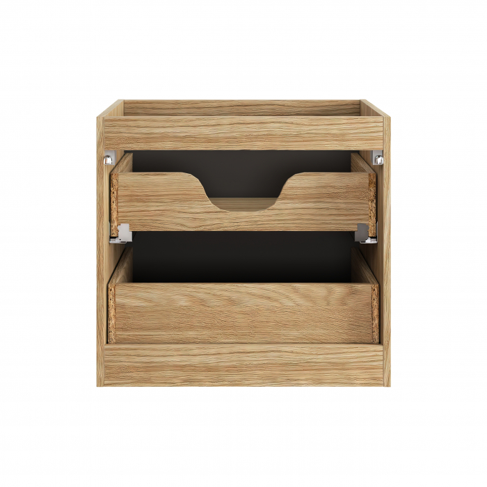 Masca lavoar baie 60 cm LUXOR BLACK 2 sertare 82-60-2S COMAD [4]