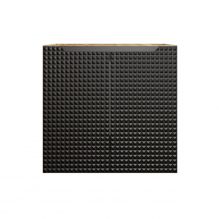 Masca lavoar baie 60 cm LUXOR BLACK 2 usi 82-60-2D COMAD [2]