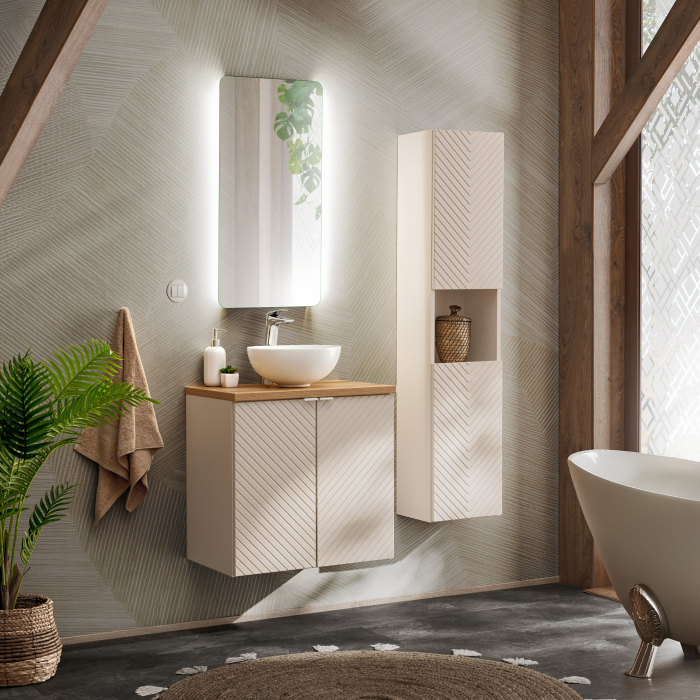 Masca lavoar baie 60 cm VIVA Cashmere 2 usi 82-60-2D COMAD [6]