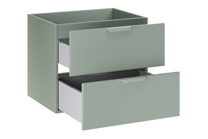 Masca lavoar 60cm 2 sertare Aster Green Verde Mat ASTER GREEN 82-60-46-2S COMAD [3]