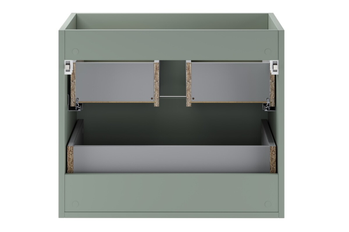 Masca lavoar 60cm 2 sertare Aster Green Verde Mat ASTER GREEN 82-60-46-2S COMAD [4]