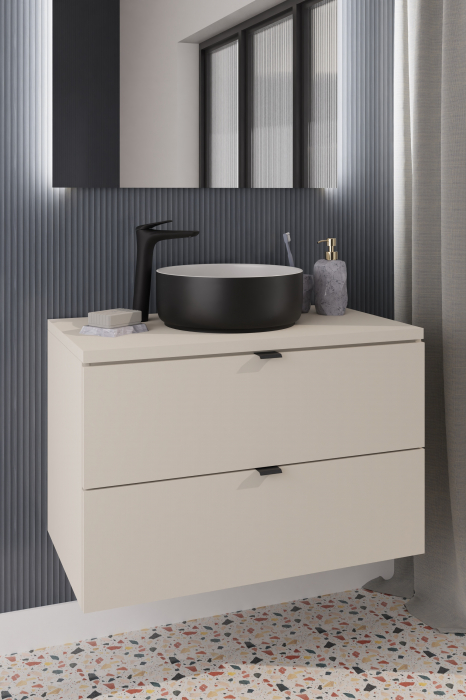 Masca lavoar baie 80 cm DALIA CASHMERE 2 sertare 82-80-46-2S COMAD [6]