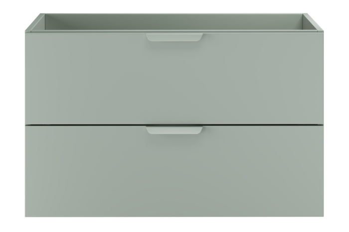 Masca lavoar 80cm 2 sertare Aster Green Verde Mat ASTER GREEN 82-80-46-2S COMAD [2]