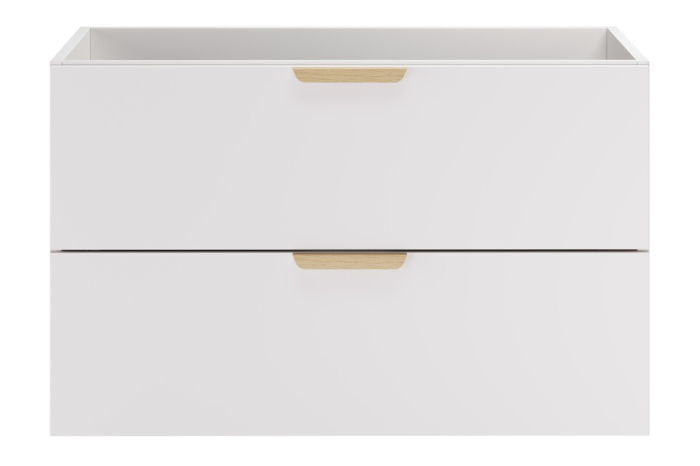 Masca lavoar 80cm 2 sertare Aster White Alb mat ASTER WHITE 82-80-46-2S COMAD [2]