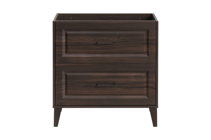 Masca Lavoar Dorothy Ristretto 80 cm, Ristretto Oak, 2 Sertare, Maner Bara - COMAD [2]