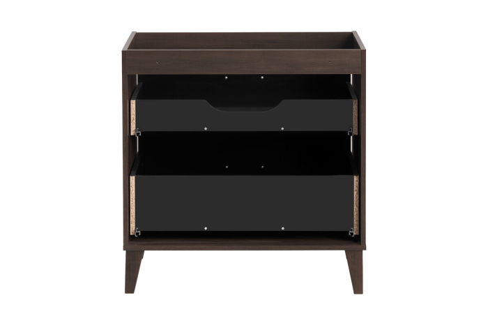 Masca Lavoar Dorothy Ristretto 80 cm, Ristretto Oak, 2 Sertare, Maner Bara - COMAD [4]