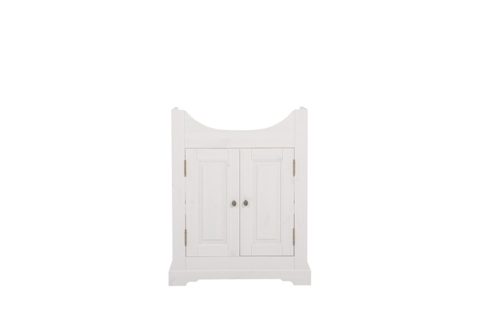 Masca lavoar baie 65 cm, lemn masiv, design vintage/clasic, COMAD [1]