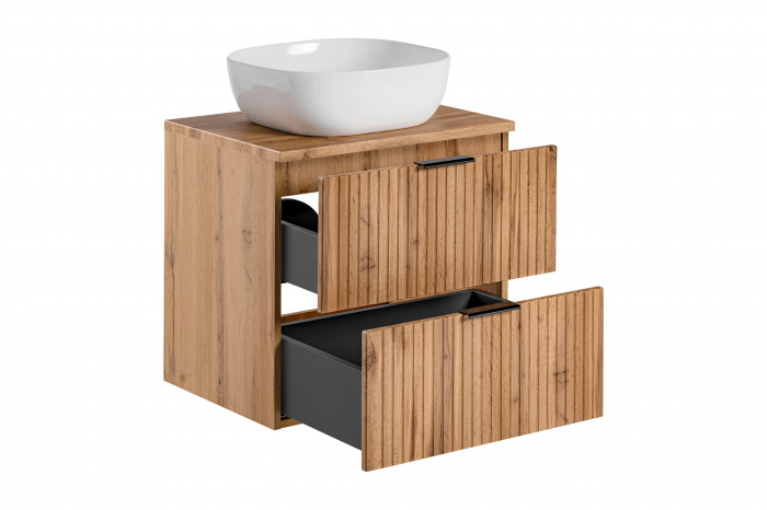 MASCA LAVOAR SUSPENDATA baie, 60/80 CM, ADEL OAK, STEJAR, MDF + PAL, COMAD [8]