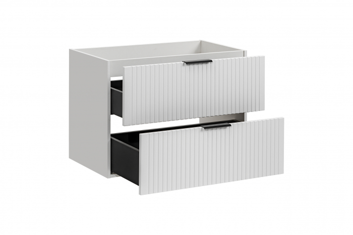 MASCA LAVOAR SUSPENDATA ADEL WHITE, 60/80 CM, MDF RIFLAT + PAL, CULOARE ALB - COMAD [2]