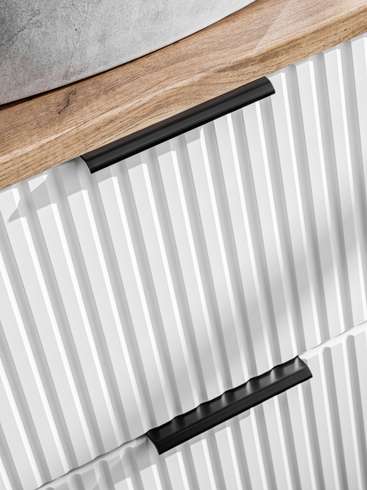 MASCA LAVOAR SUSPENDATA ADEL WHITE, 60/80 CM, MDF RIFLAT + PAL, CULOARE ALB - COMAD [4]