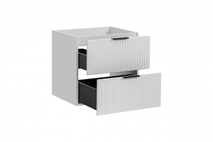 MASCA LAVOAR SUSPENDATA ADEL WHITE, 60/80 CM, MDF RIFLAT + PAL, CULOARE ALB - COMAD [2]