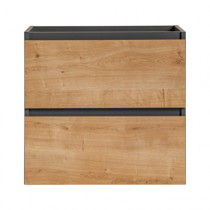 Masca lavoar baie suspendata 60 cm, stejar/gri grafit, Monako COMAD [3]