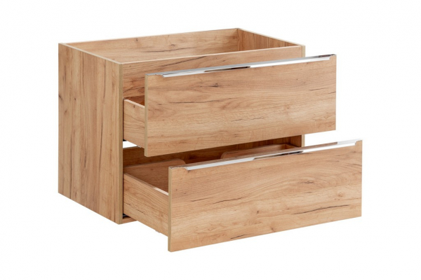 Masca lavoar suspendata baie 80 cm, stejar, Capri Oak, COMAD [2]
