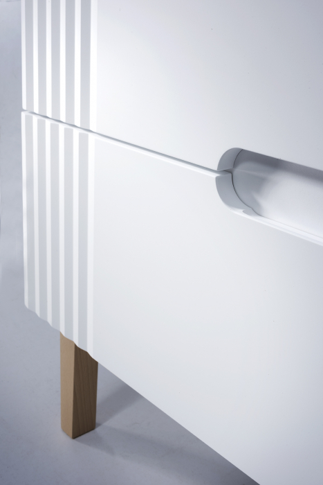 Masca lavoar suspendata baie, diferite dimensiuni, Fiji White, MDF alb Comad [8]