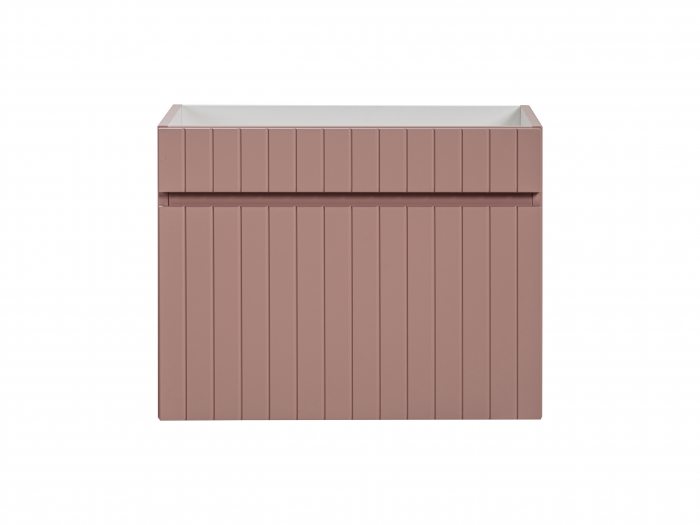 Masca Lavoar Suspendata Baie, 60/80 CM, MDF Riflat, Iconic Rose, Culoare Rose, COMAD [2]
