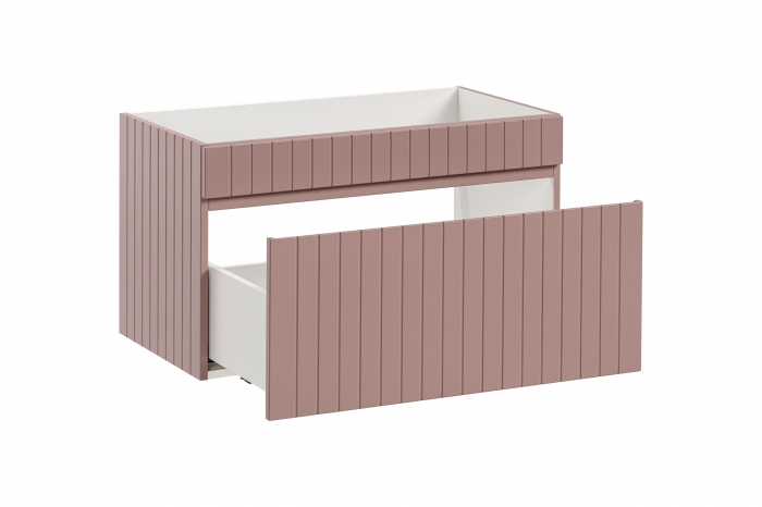 MASCA LAVOAR SUSPENDATA baie, 60/80 CM, ICONIC ROSE, MDF RIFLAT, CULOARE ROSE, COMAD [3]