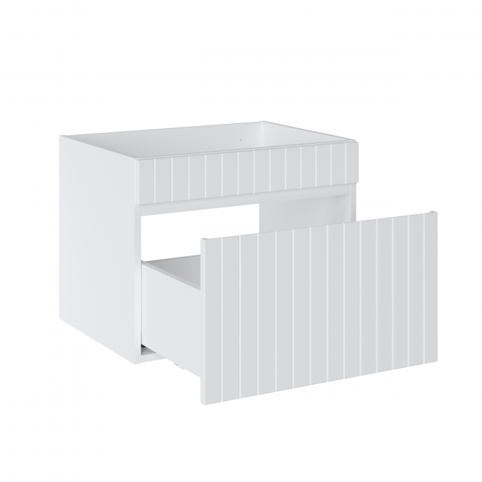Masca lavoar suspendata baie 60/80 cm, Iconic White, MDF riflat + PAL, culoare alb COMAD [2]