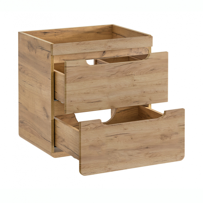 Masca lavoar suspendata baie 60 cm MDF stejar Aruba Craft cu sertar COMAD [2]