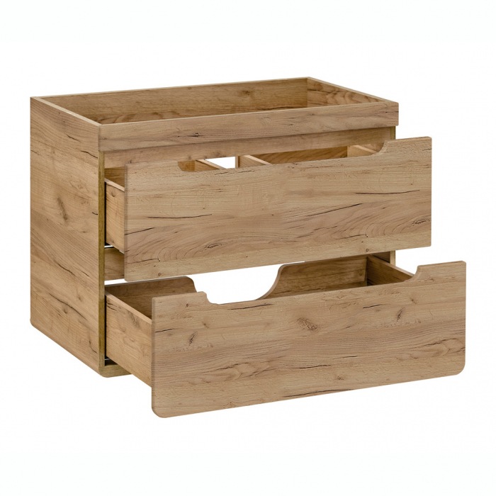 Masca lavoar suspendata baie 80 cm MDF stejar Aruba Craft cu sertar COMAD [2]