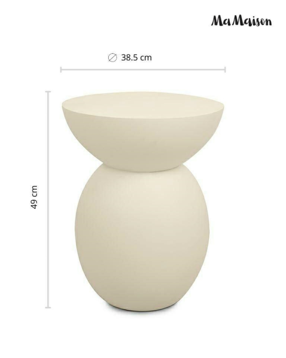 Măsuță Arene 39 38,5x38,5x49 cm, MDF Bej - MaMaison [8]