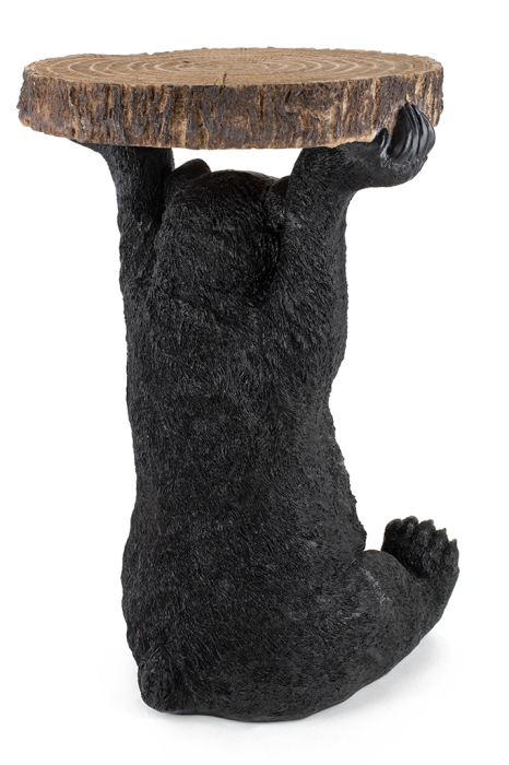 Măsuță Bear 40x40x53 cm, Plastic Negru - Kare Design [5]