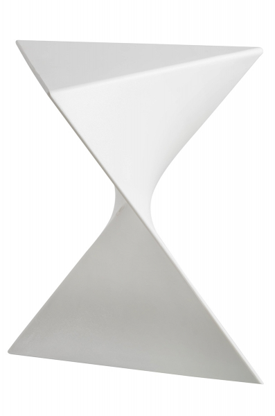 Masuta cafea design futurist alba/neagra Konnor, polipropilena, PC-053.WHITE - King [2]