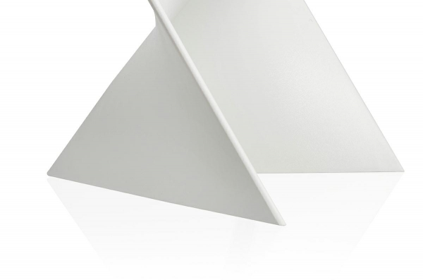 Masuta cafea design futurist alba/neagra Konnor, polipropilena, PC-053.WHITE - King [4]