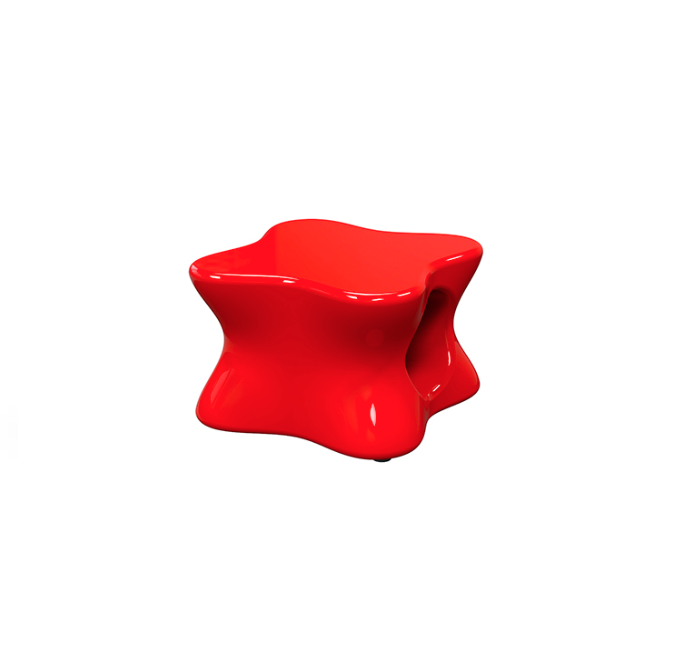 Masuta cafea exterior iluminare LED Pal 60x60x40 cm, rasina din polietilena, design modern, 51003DY - Vondom [3]