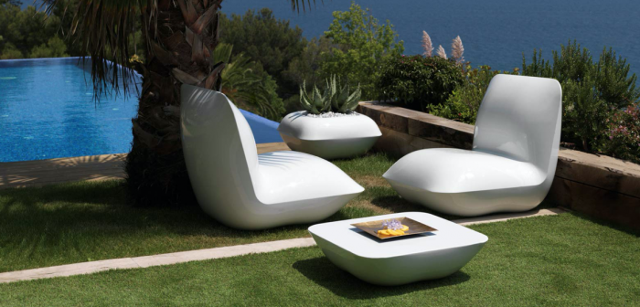 Masuta cafea exterior iluminare LED Pillow, diverse finisaje, 67x67x20 cm, design modern, 55002 - Vondom [32]