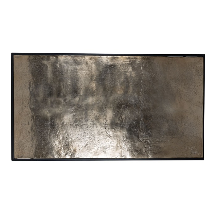 Masuta cafea premium Rami 68x123 cm, blat aluminiu auriu sampanie, baza metal, 825036 - Richmond Interiors [8]
