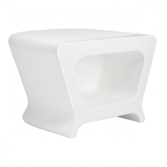 Masuta cafea/taburet exterior iluminare LED Pal 60x53x40 cm, rasina din polietilena, design modern, 51006 - Vondom [2]