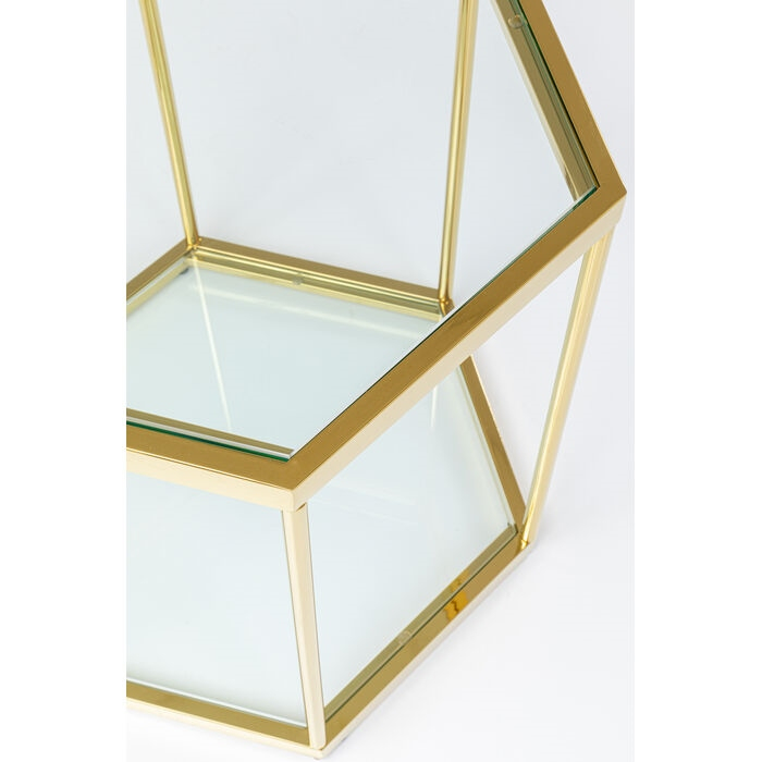 Măsuță Comb Gold 55x48x55 cm, Auriu - Kare Design [2]