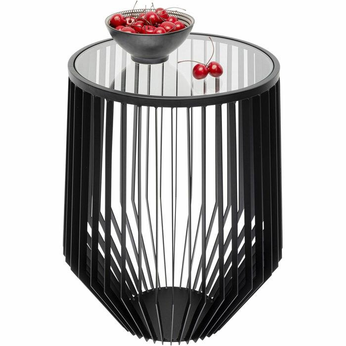 Măsuță Corinne 40x40x50 cm, Negru Vopsită în Câmp Electrostatic - Kare Design [5]