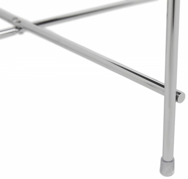 Masuta cafea rotunda oglinda Arvo 40 cm, design modern, piciore metal crom, CT00510CH - Kokoon [5]