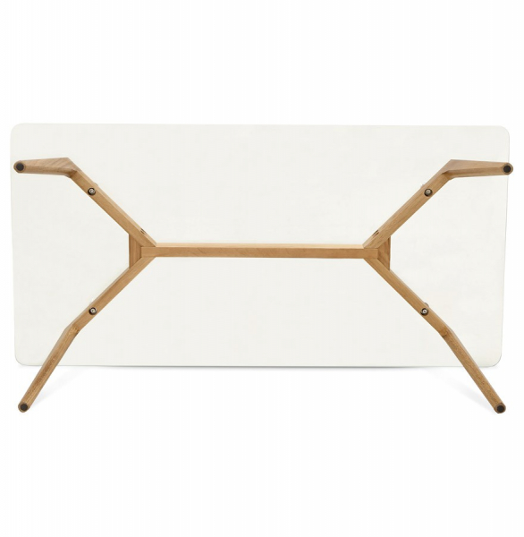 Masuta de cafea design SCARA 120x60 cm stejar masiv / sticla securizata, CT00410CL - Kokoon [11]