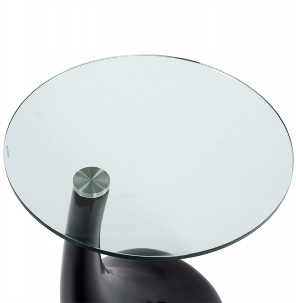 Masuta de cafea design TEAR negru lucios / fibra de sticla, CT00100BL - Kokoon [3]