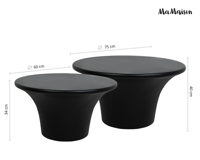 Măsuță de Cafea Podium 60, MDF Mat - MaMaison [6]