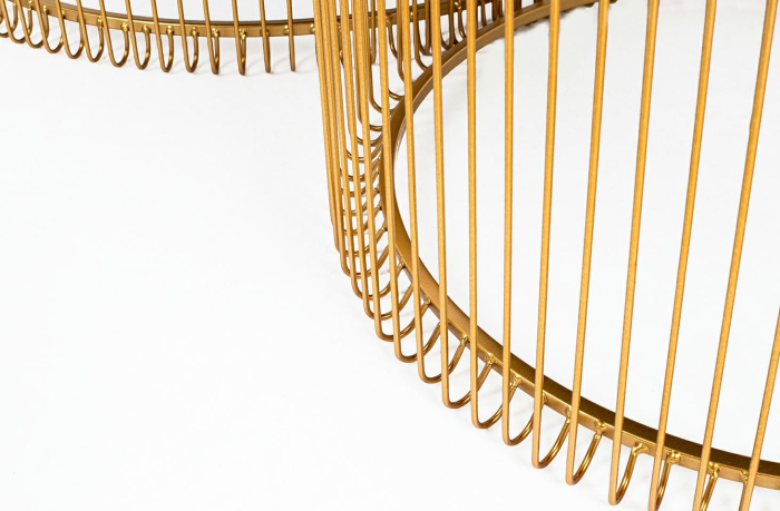 Măsuță de Cafea Wire, Sticlă - Kare Design [4]