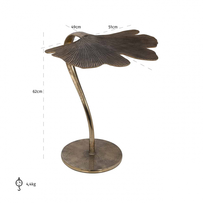 Măsuță de capăt June (Brushed Gold), 825197 - Richmond Interiors [6]