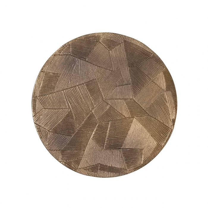 Măsuță de capăt Tulum set de 2 (Brushed Gold), 825193 - Richmond Interiors [5]