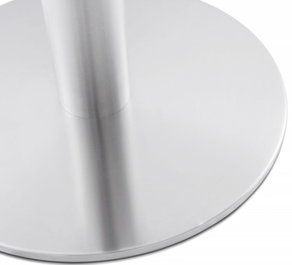 Masa cafea rotunda neagra Tyra 90 cm, picior central otel talpa subtire, CT00560BL - Kokoon [8]