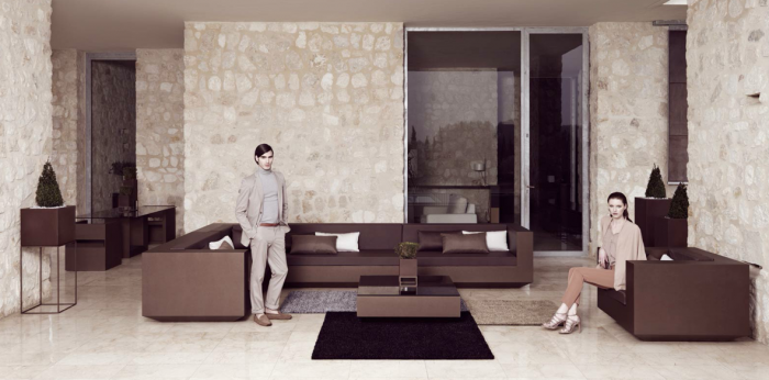 Masuta exterior iluminare LED Vela, diverse finisaje, 100x100x30 cm, design modern, 54030 - Vondom [19]