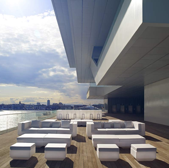 Masuta exterior iluminare LED Vela, diverse finisaje, 40x40x30 cm, design modern, 54041DY - Vondom [22]