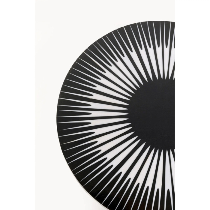 Măsuță Iris 25x25x50 cm, Alb-Negru - Kare Design [2]